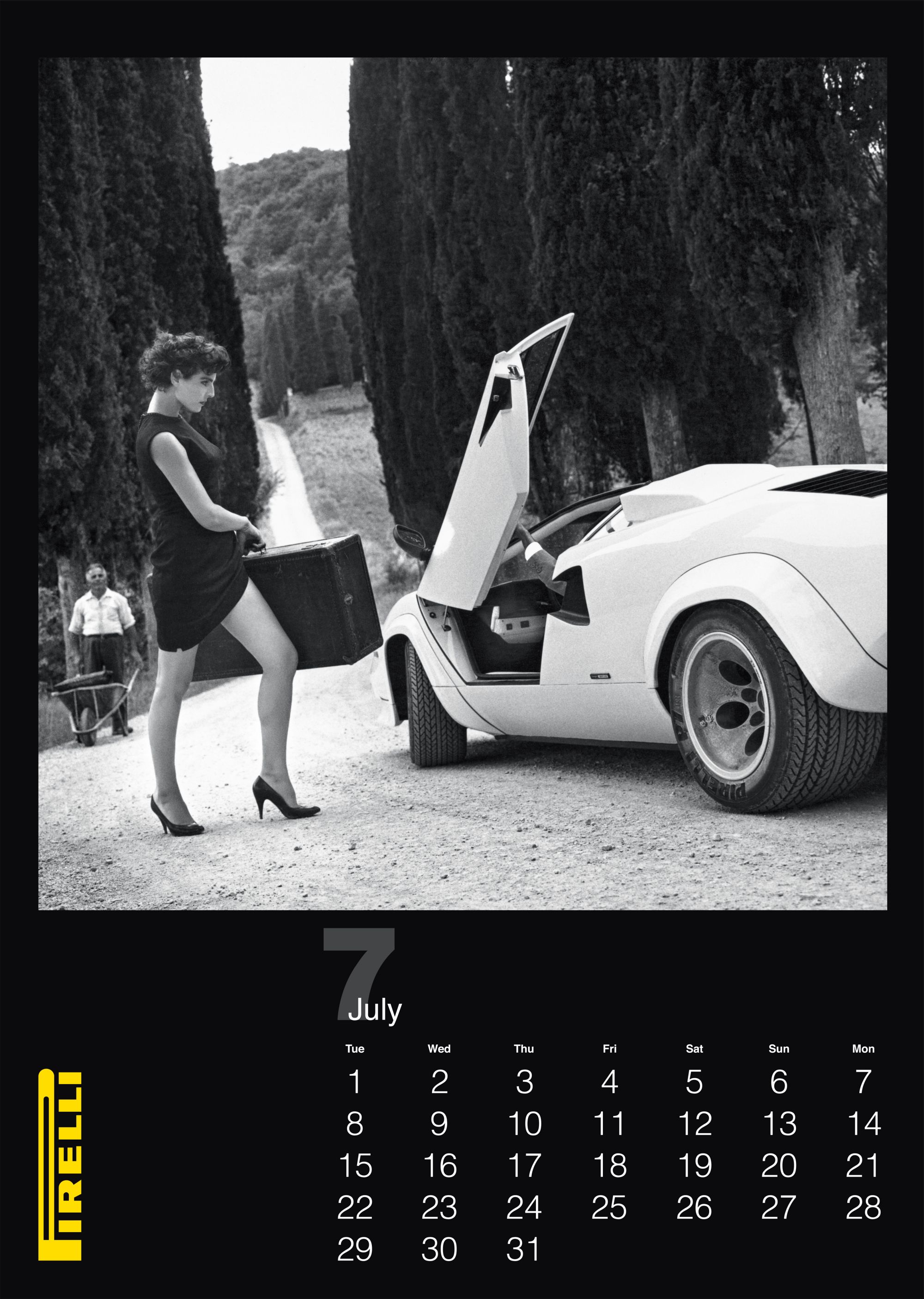 Susie Bick - to zdjęcie portal dziennik.pl otrzymał od Pirelli na wyłączność