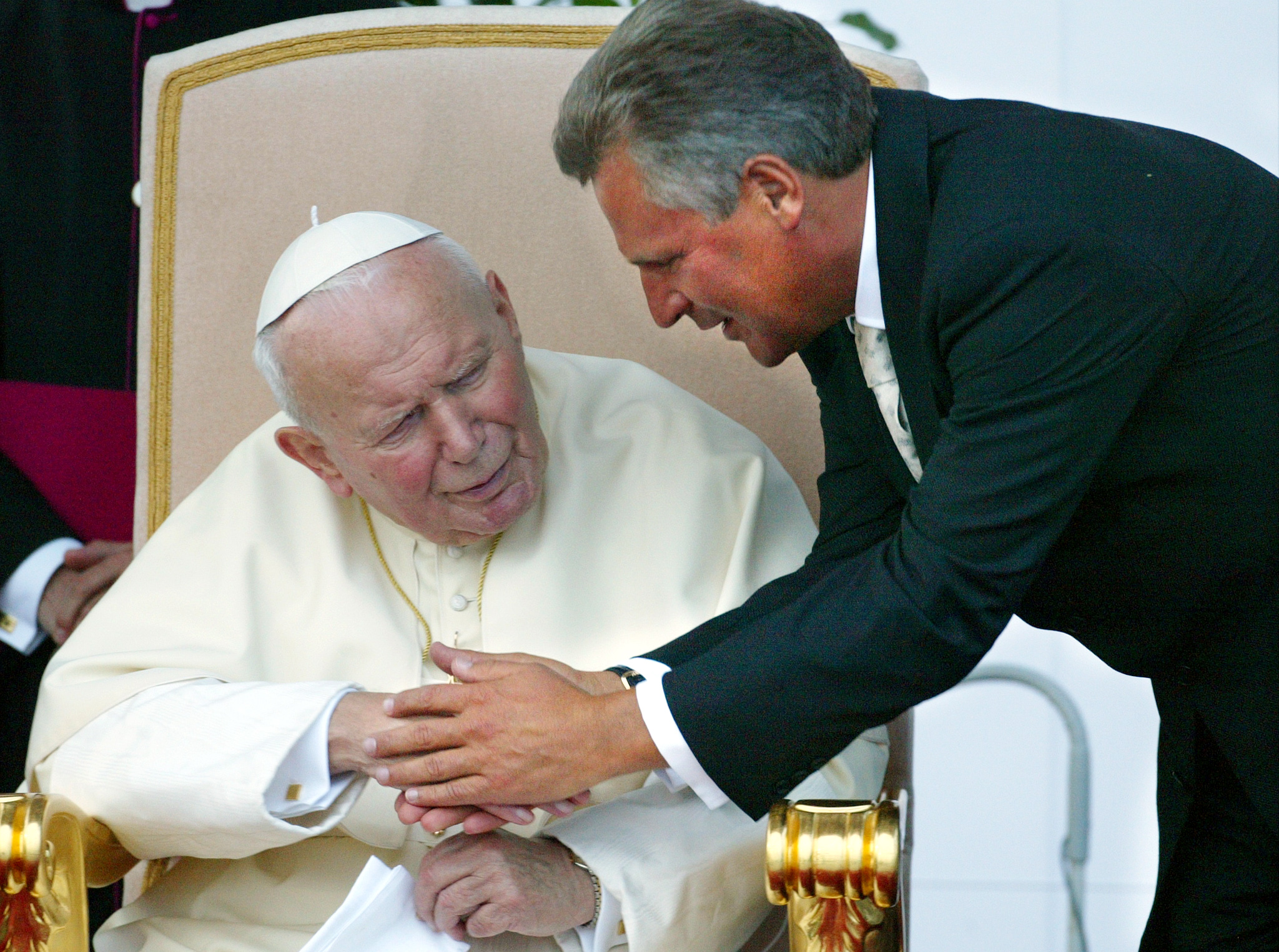 Jan Paweł II i Aleksander Kwaśniewski