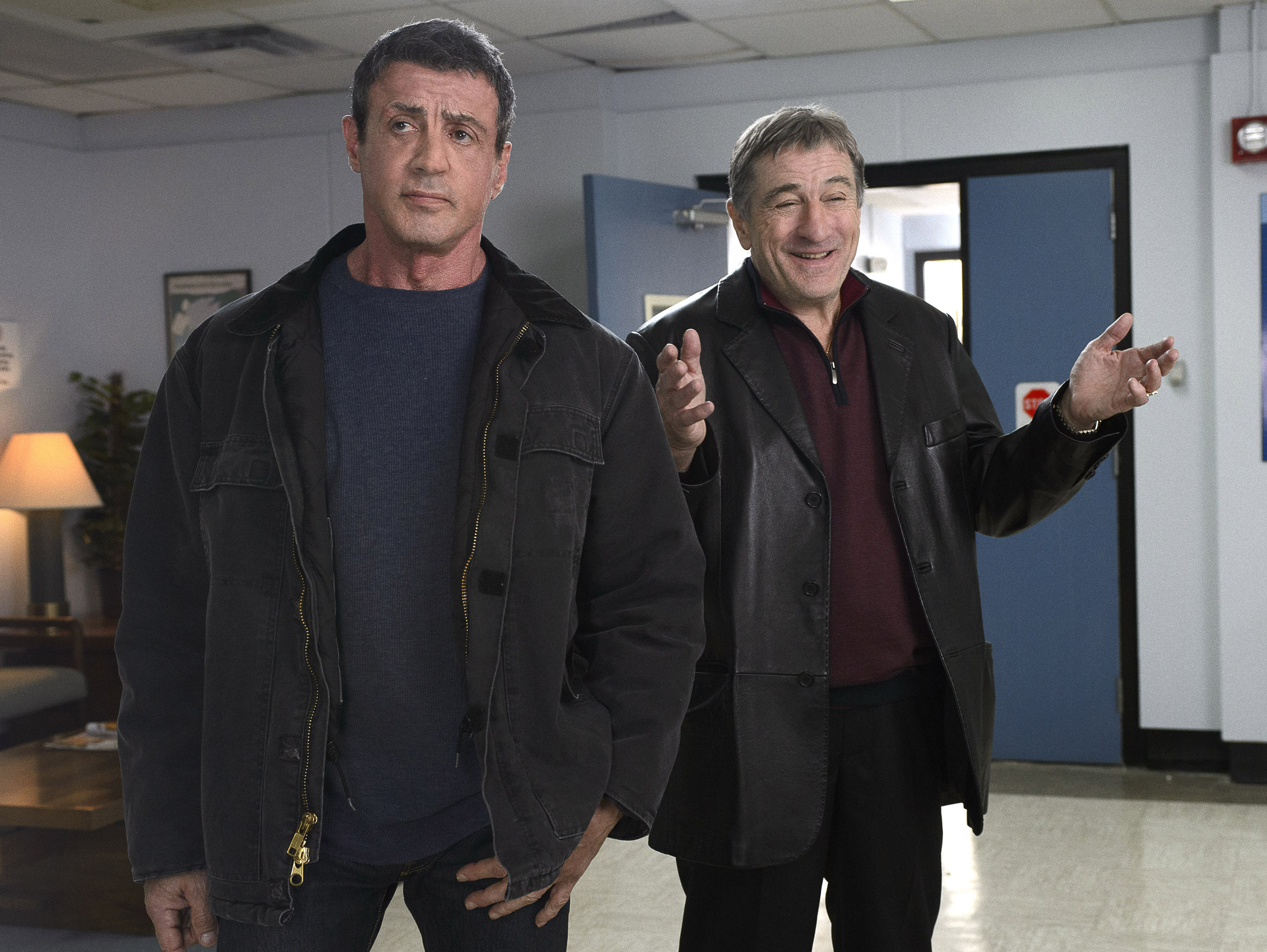 Robert De Niro i Sylvester Stallone w filmie