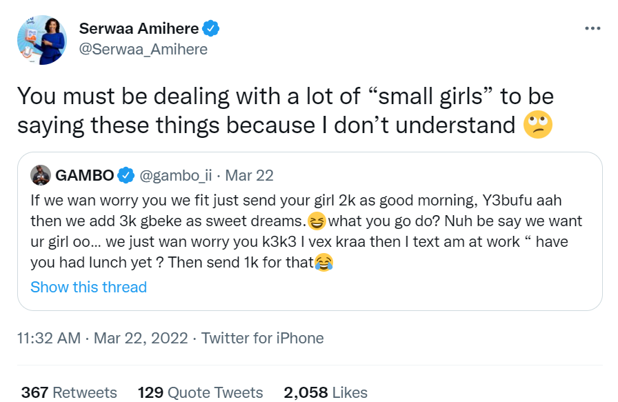 \'You must be dealing with a lot of Small girls\' - Serwaa Amihere slams Gambo