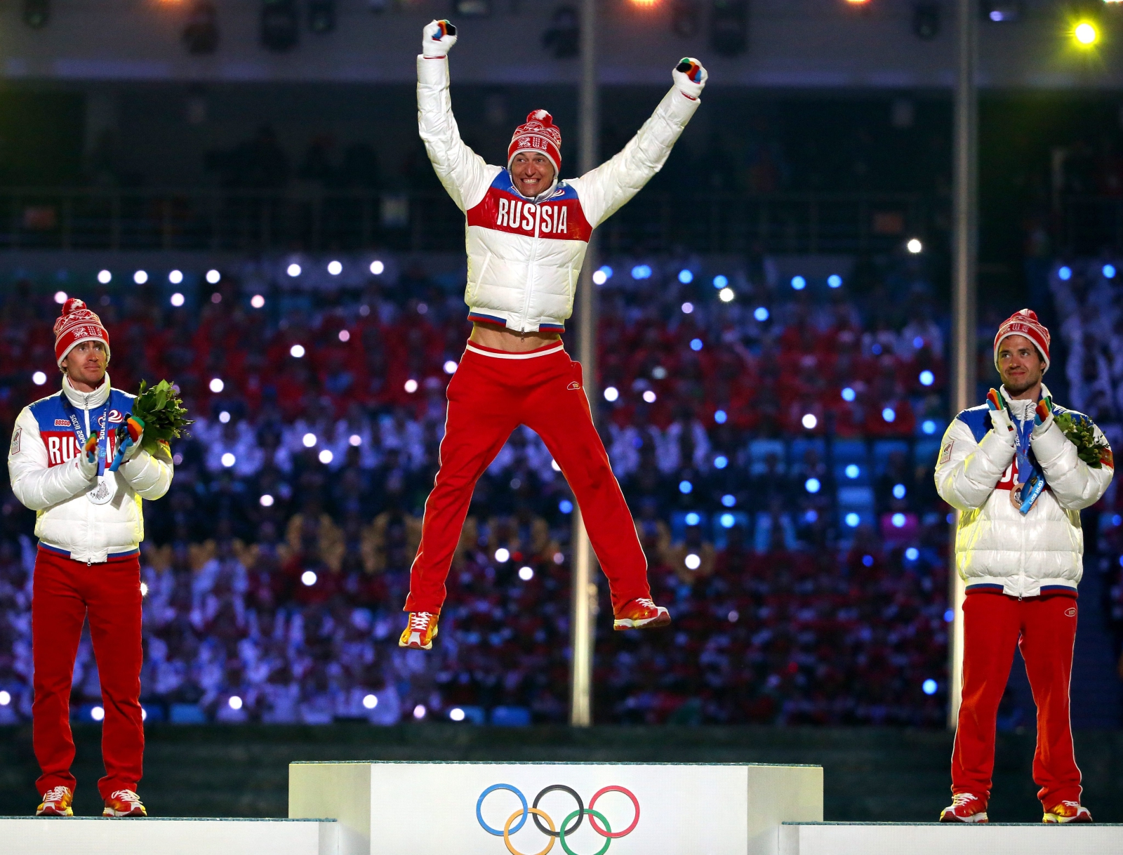Aleksander Legkow. Ceremonia zamknięcia igrzysk olimpijskich w Soczi