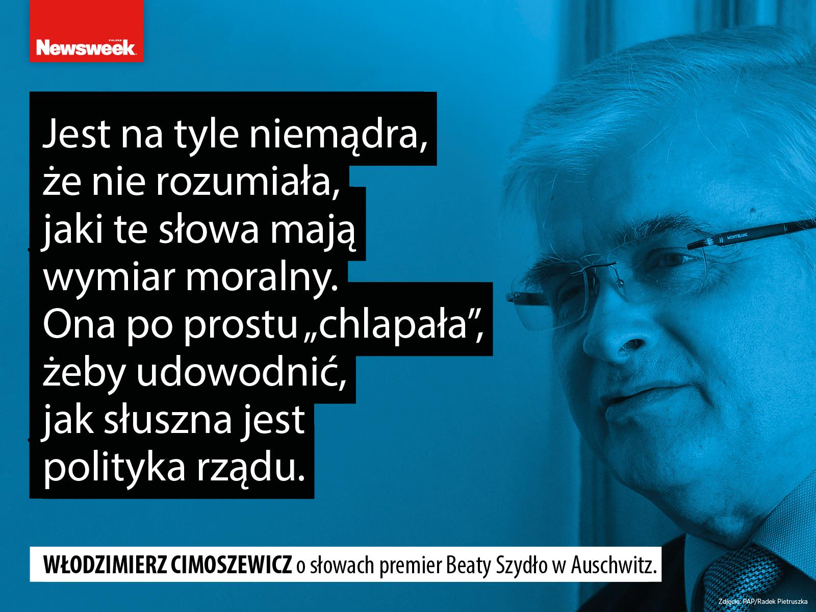 Włodzimierz Cimoszewicz polityka Beata Szydło PiS Prawo i Sprawiedliwość