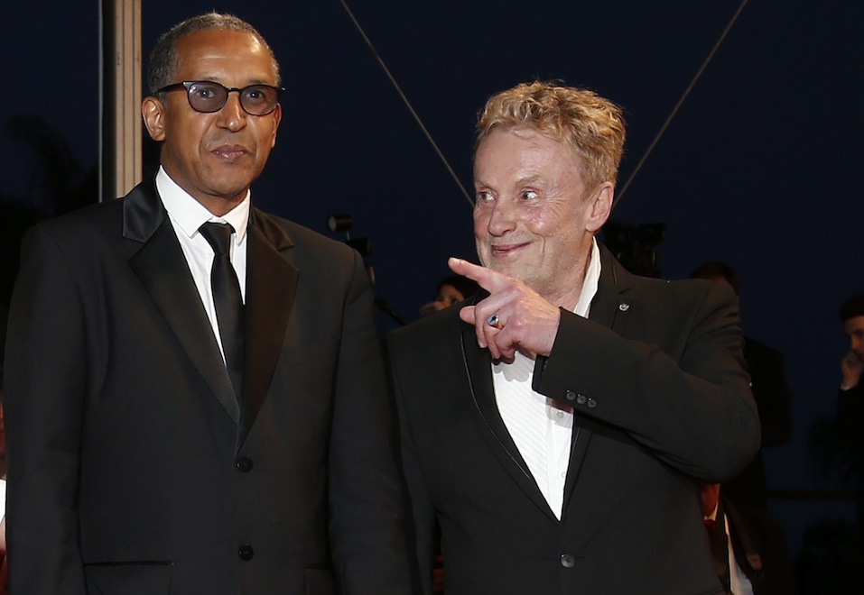 Mauretański reżyser Abderrahmane Sissako i Daniel Olbrychski