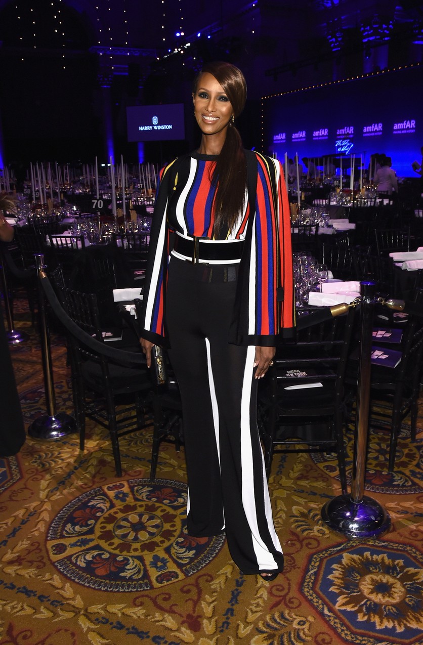 Iman w Balmain / Getty Images