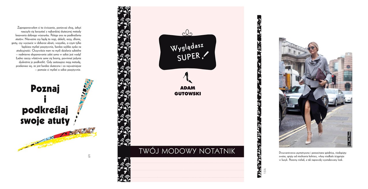 "Twój modowy notatnik" Adama Gutowskiego