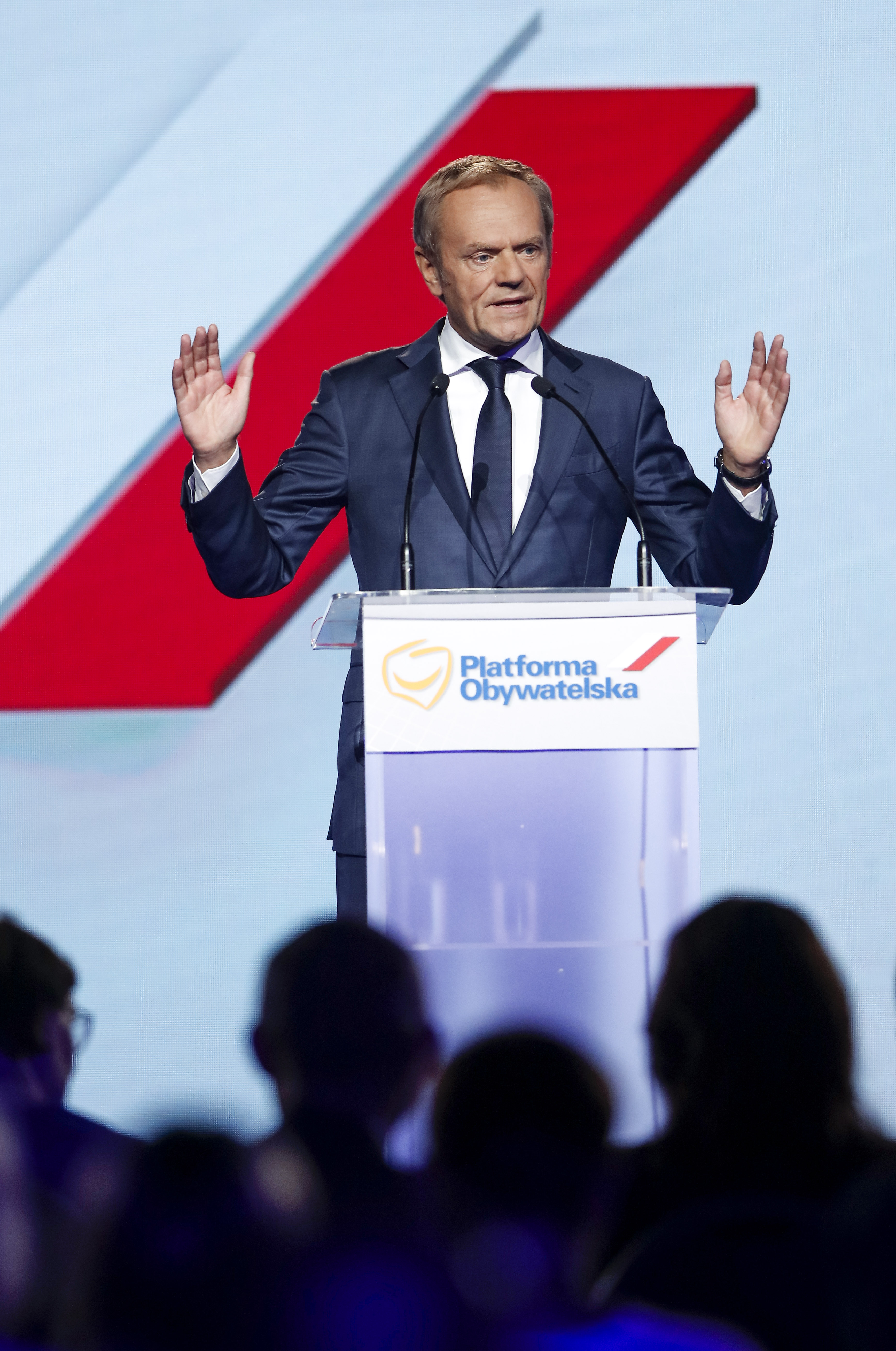 Donald Tusk przemawia na Radzie Krajowej PO, Warszawa, 3 lipca 2021 r.