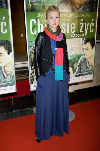 Karolina Piechota na premierze