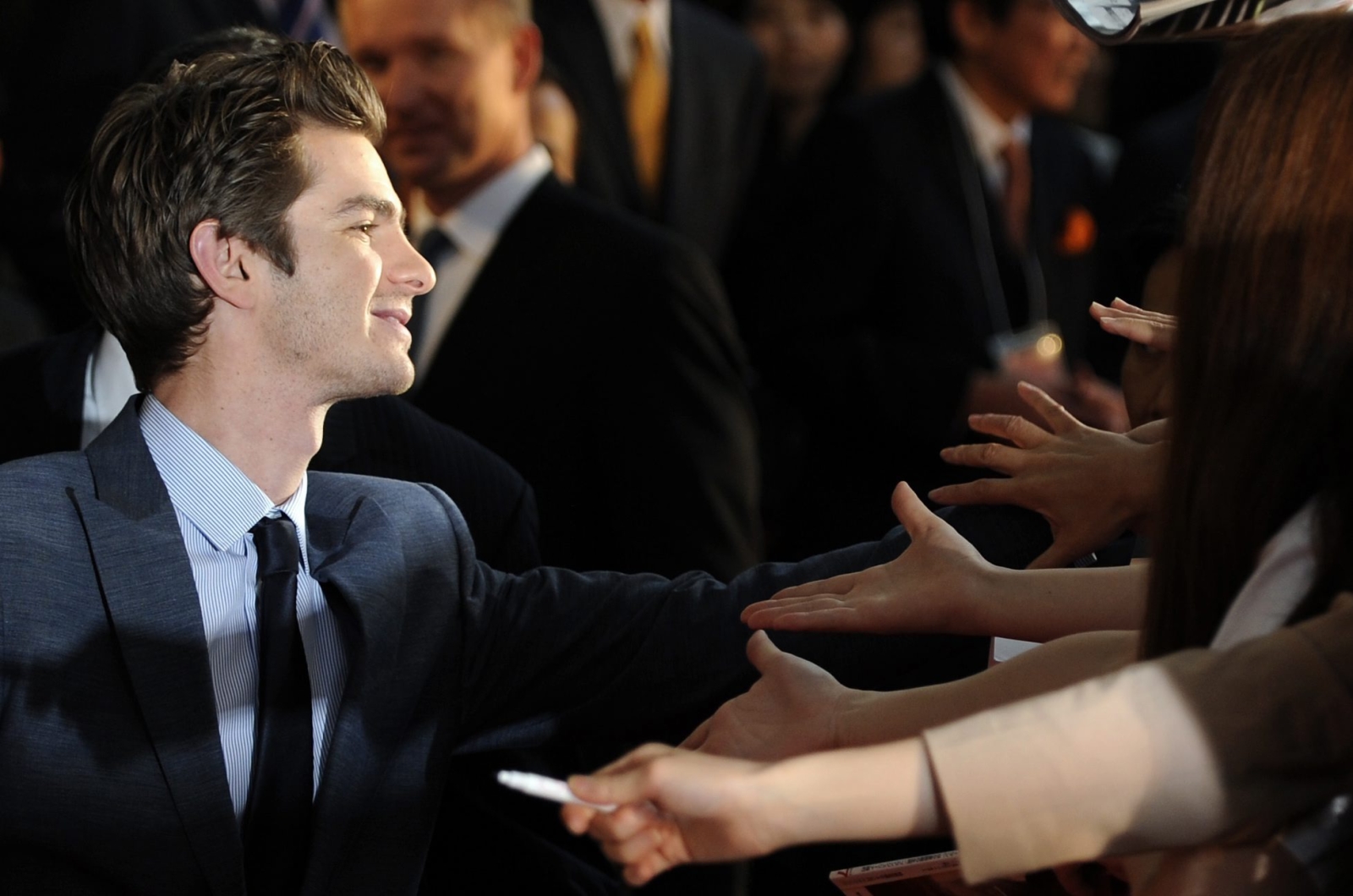 Andrew Garfield na premierze