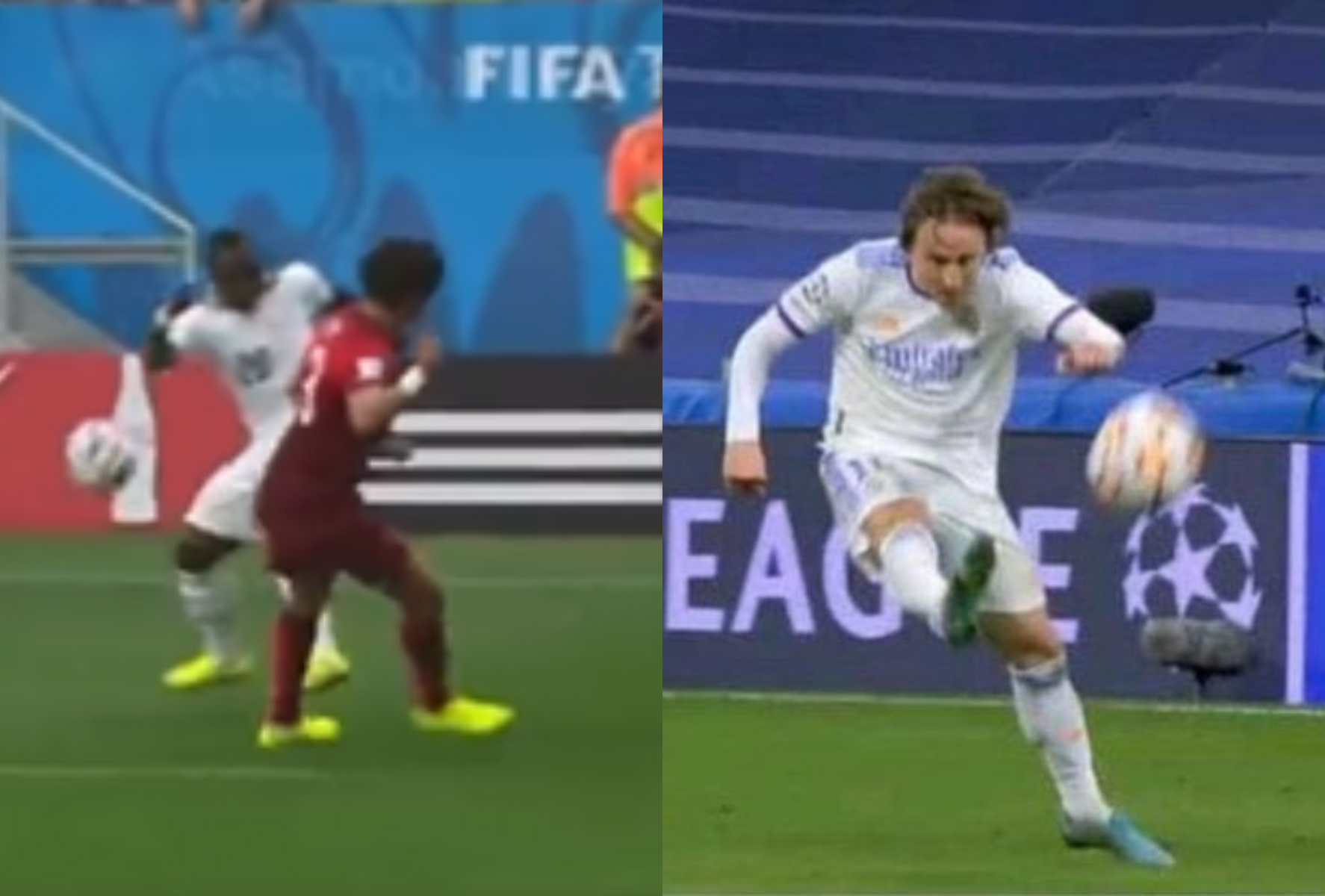 Luka Modric vs Kwadwo Asamoah: Who did the ‘outside of the boot’ pass better