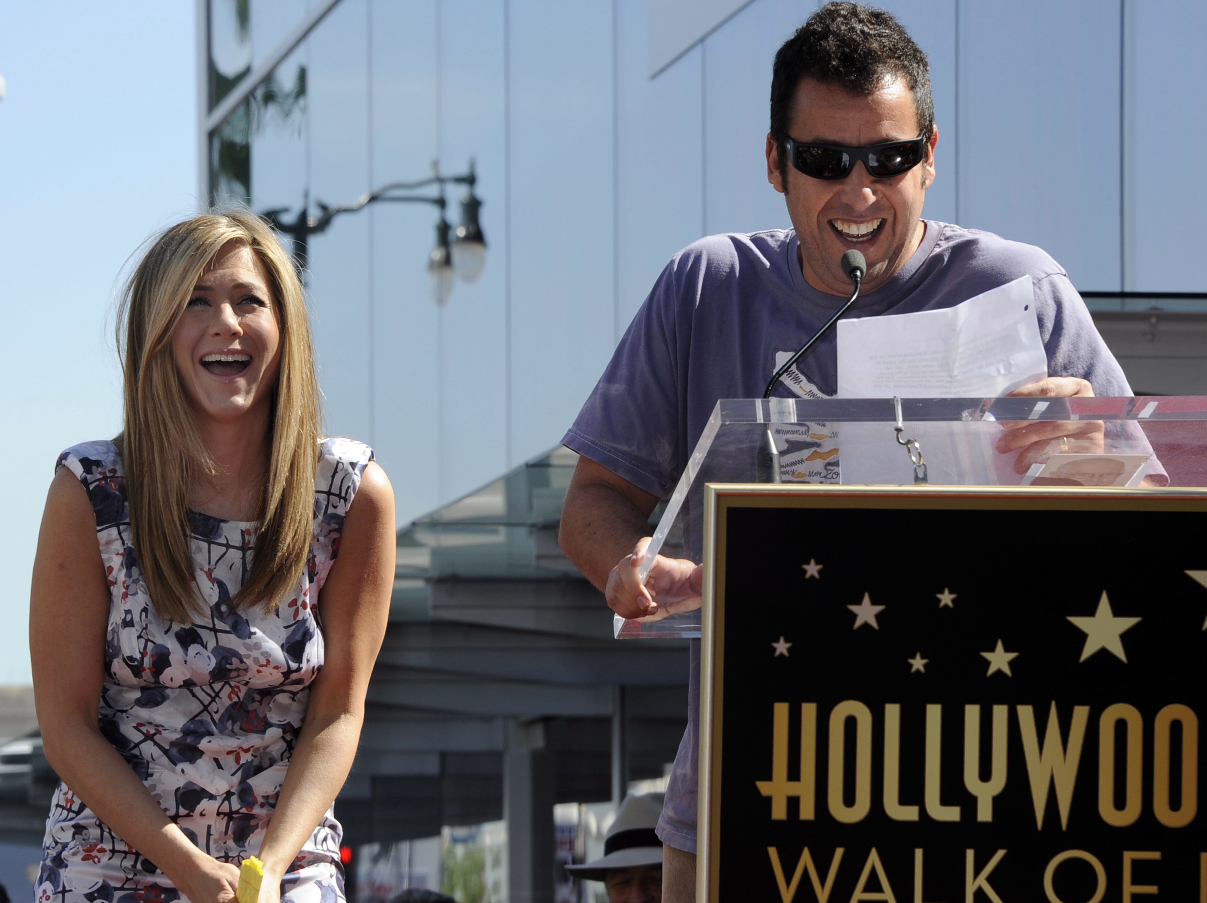 Jennifer Aniston i Adam Sandler