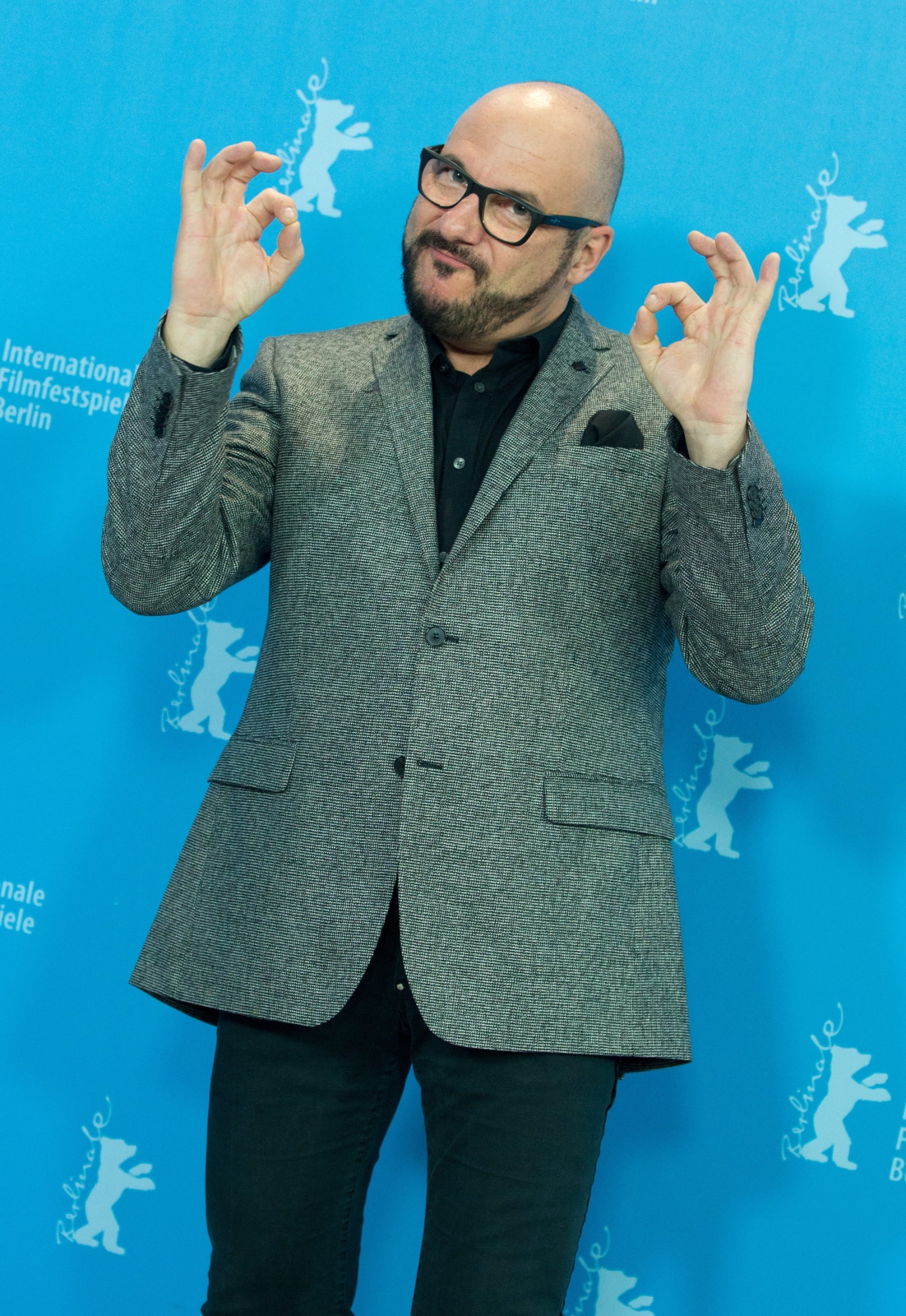 Piotr Gąsowski na konferencji prasowej po pokazie