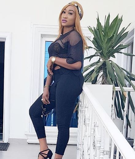 Oge Okoye in tears as she visits controversial South African pastor [Instagram/OgeOkoye]