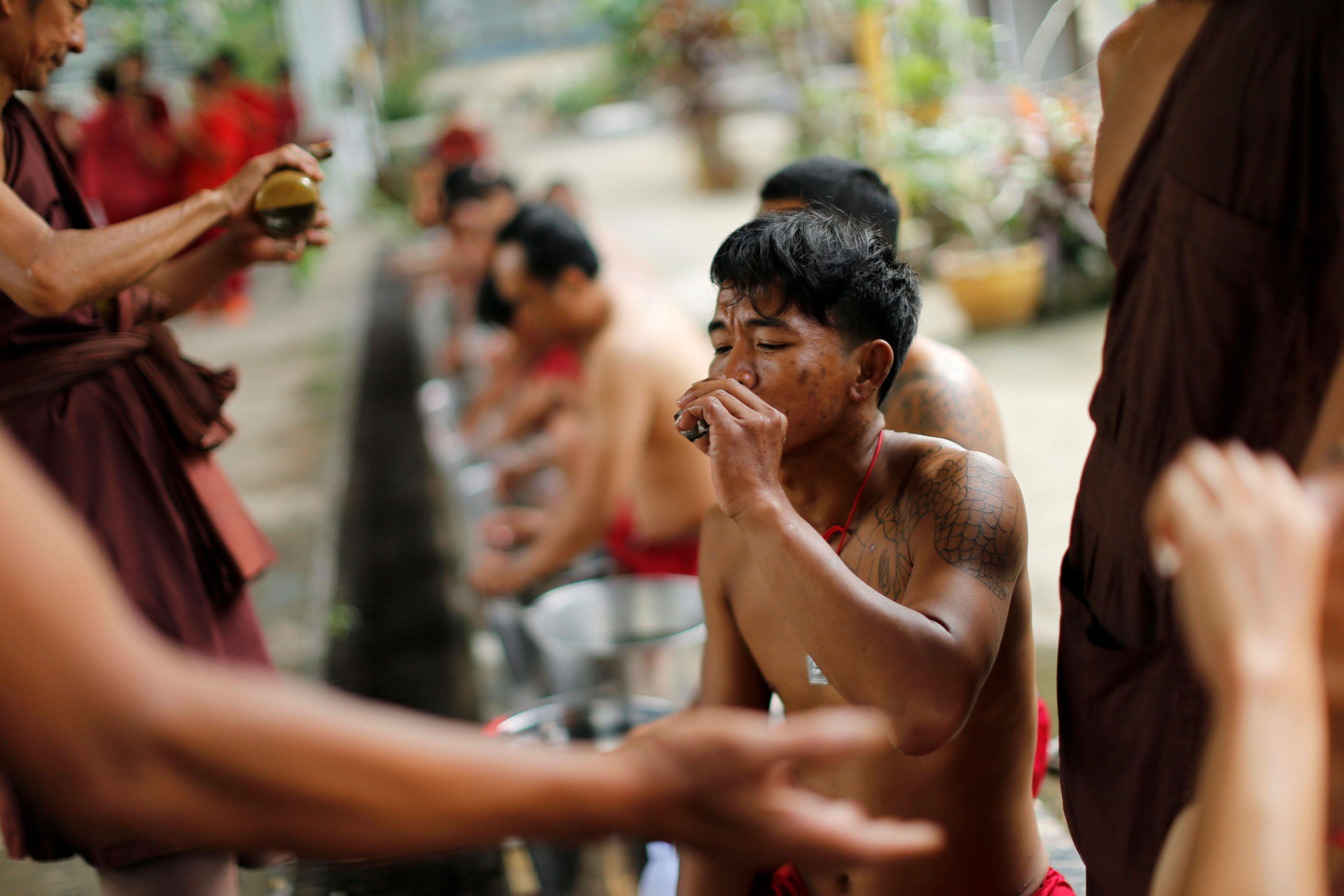 The Wider Image: Fighting addiction at a Thai monastery
