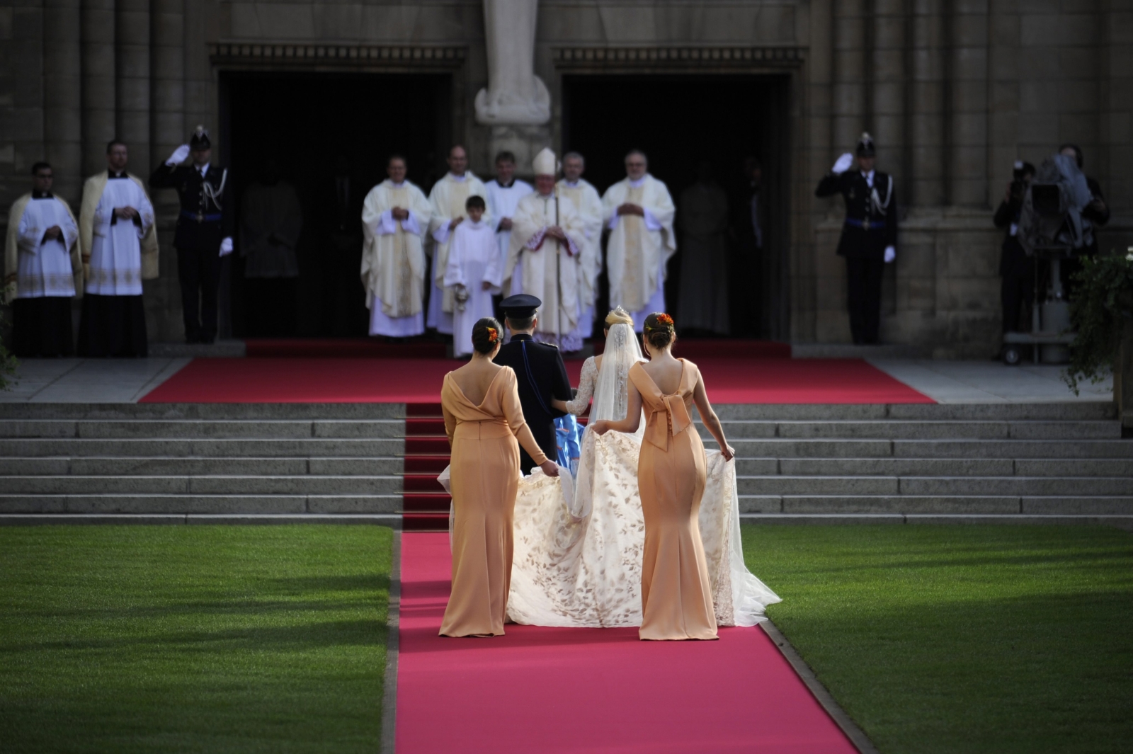 Katedra w Luksemburgu. Na chwilę przed ceremonią