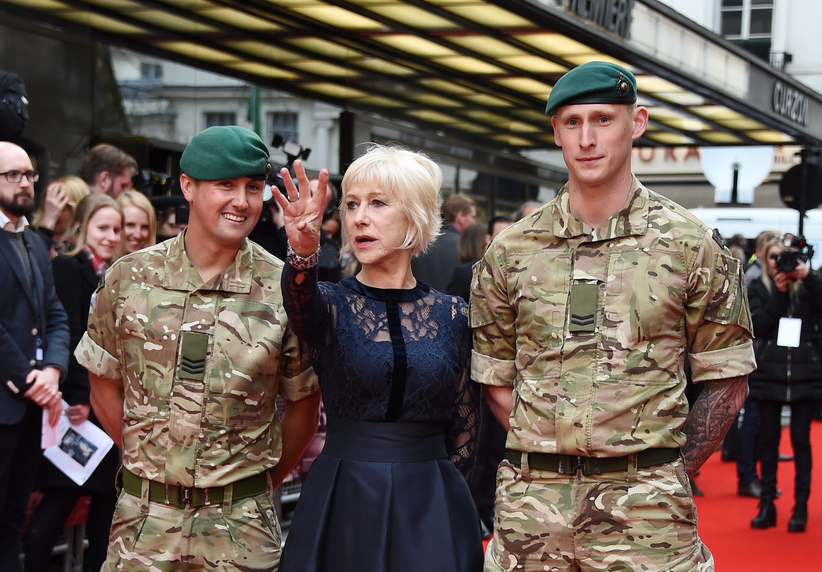 Helen Mirren na premierze