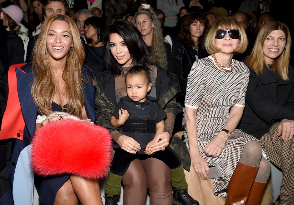 Beyonce, Kim Kardashian, Anna Wintour / Getty Images