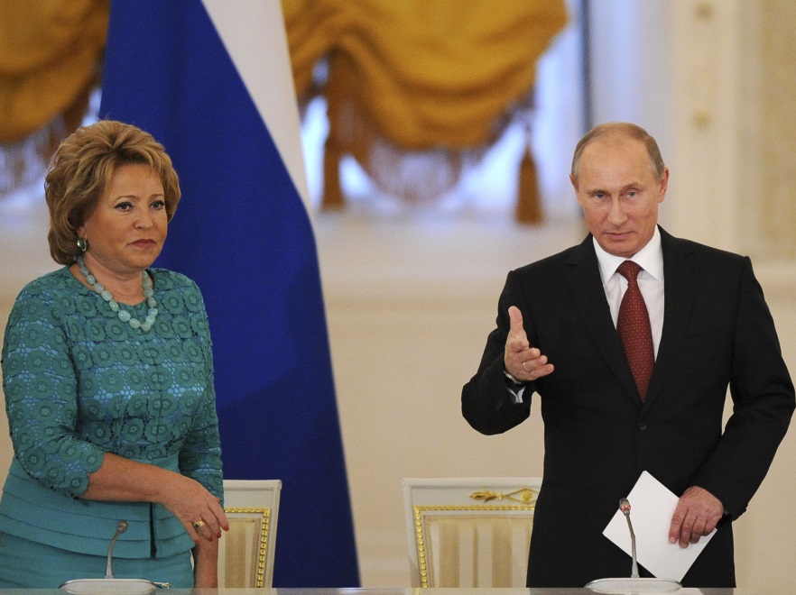 Walentina Matwijenko i Władmir Putin - 31 maja 2013 r.