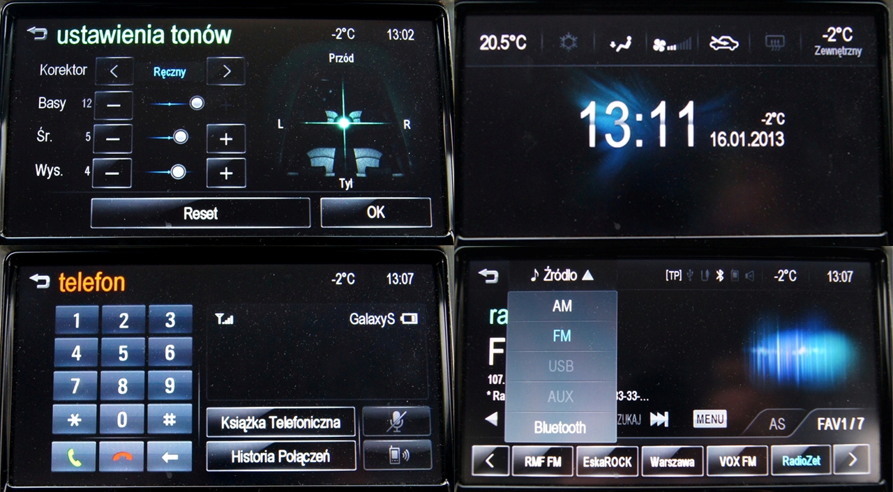 System audio to kolejny mocny punkt chevroleta cruze. Wyposażony w sześć głośników oraz sterowanie w kole kierownicy, pozwala na odtworzenie bardzo bogatej sceny muzycznej. Świetnie odnajduje się on zarówno w niskim, jak i wysokim paśmie dźwięku, płynnie przechodząc pomiędzy skrajnymi tonami...