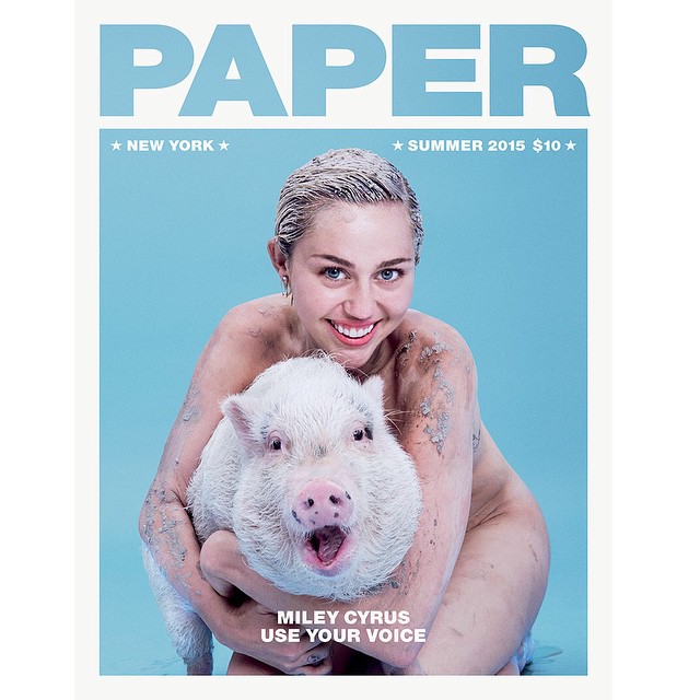 Miley Cyrus w magazynie