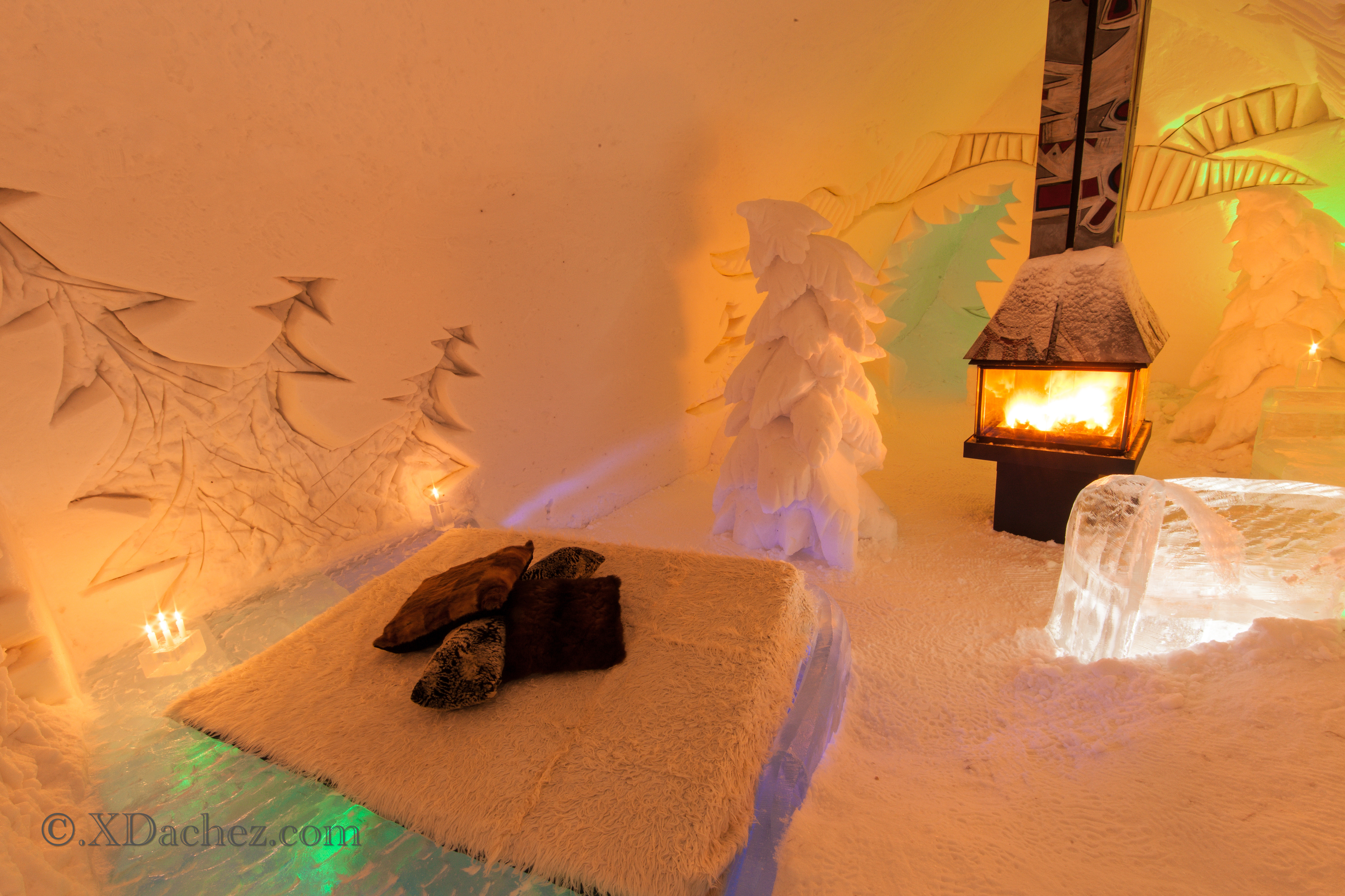 Hotel de Glace - niezwykły hotel z lodu
