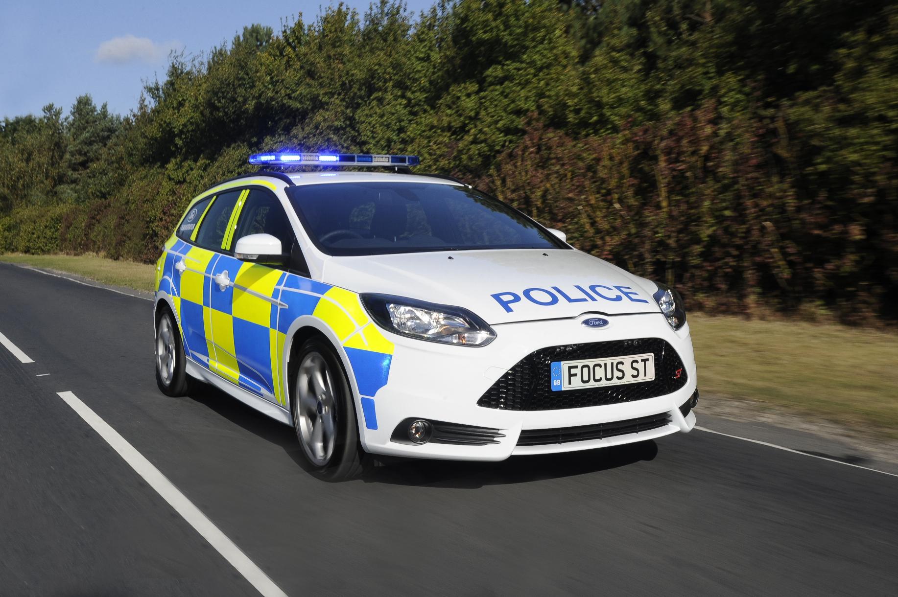 Ford focus ST w barwach brytyjskiej policji