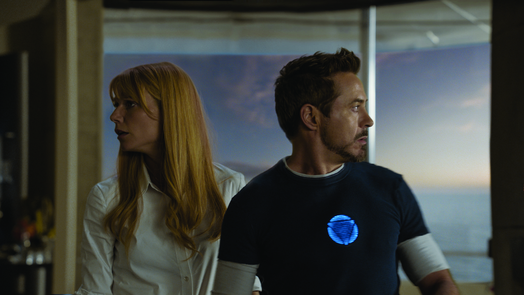 Robert Downey Jr. i Gwyneth Paltrow w filmie