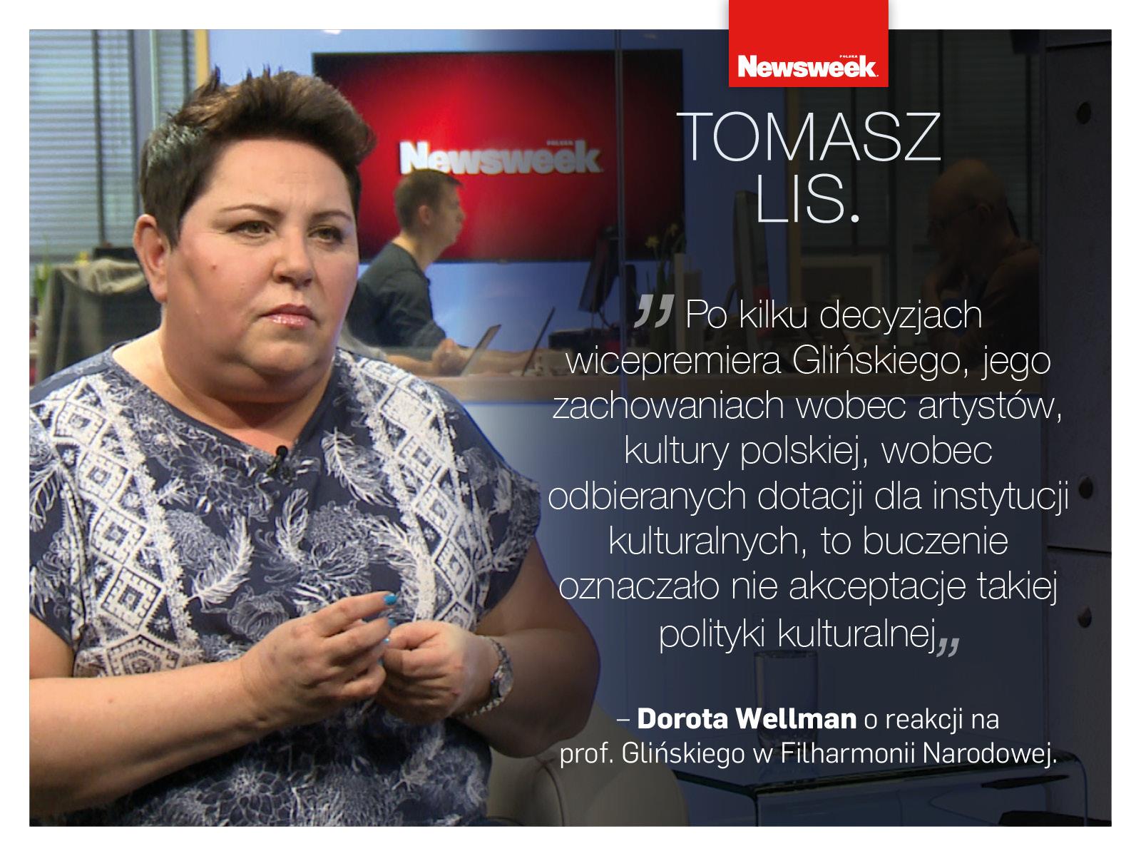 Dorota Wellman w programie 