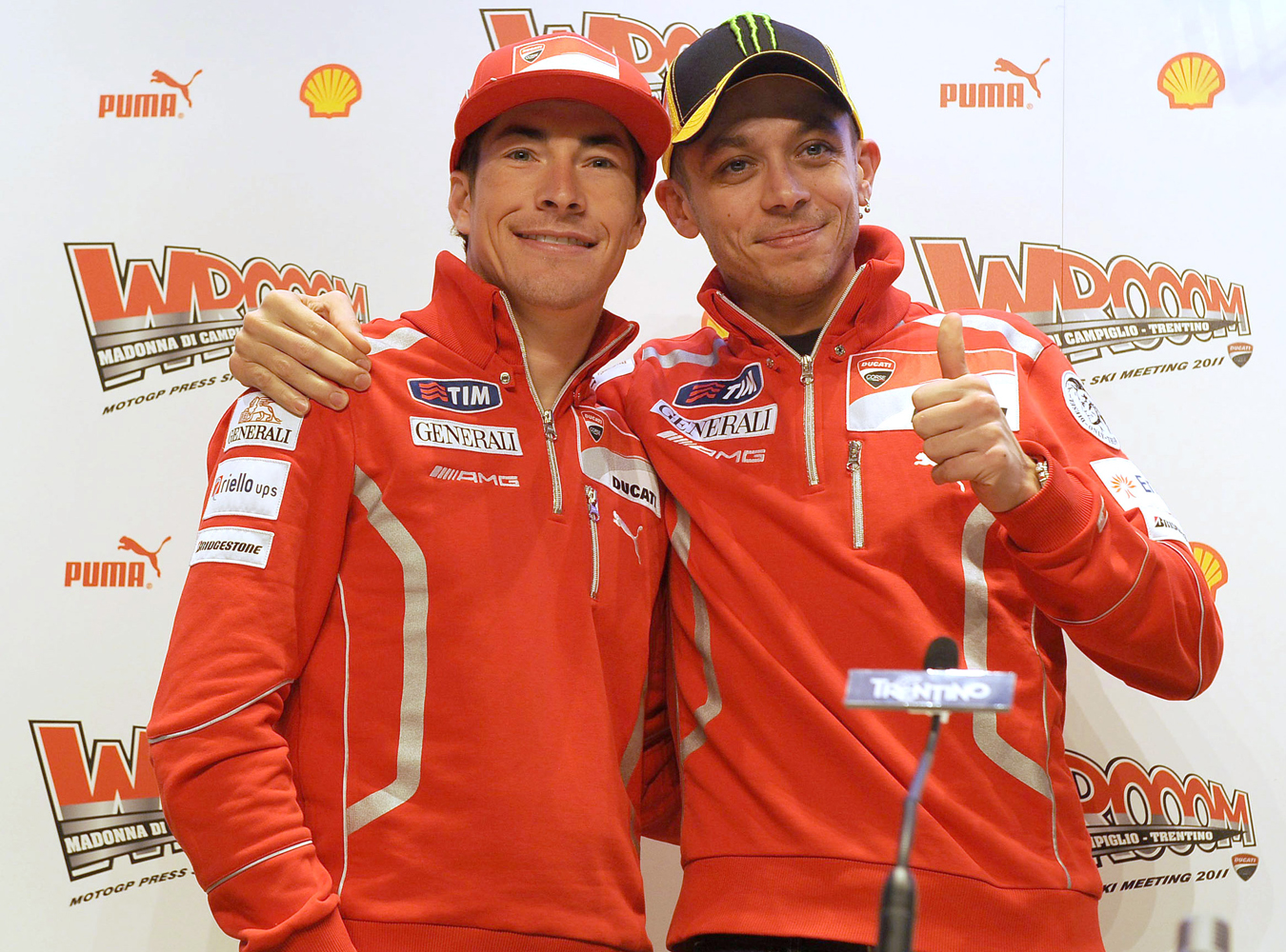 Nicky Hayden i Valentino Rossi, czyli nowy duet który będzie ścigał się dla Ducati w Moto GP w 2011 roku