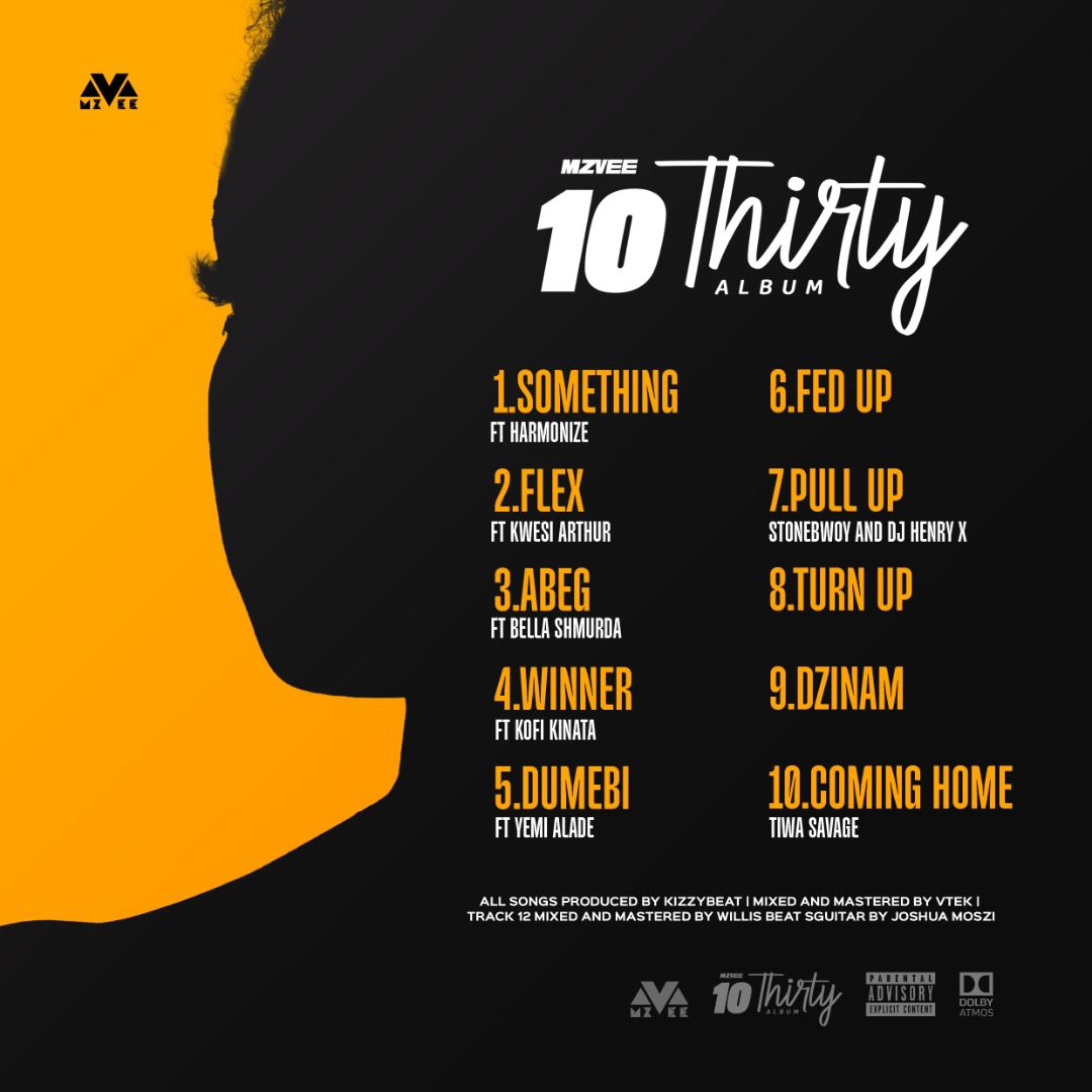 MzVee\'s 10Thirty album officially out