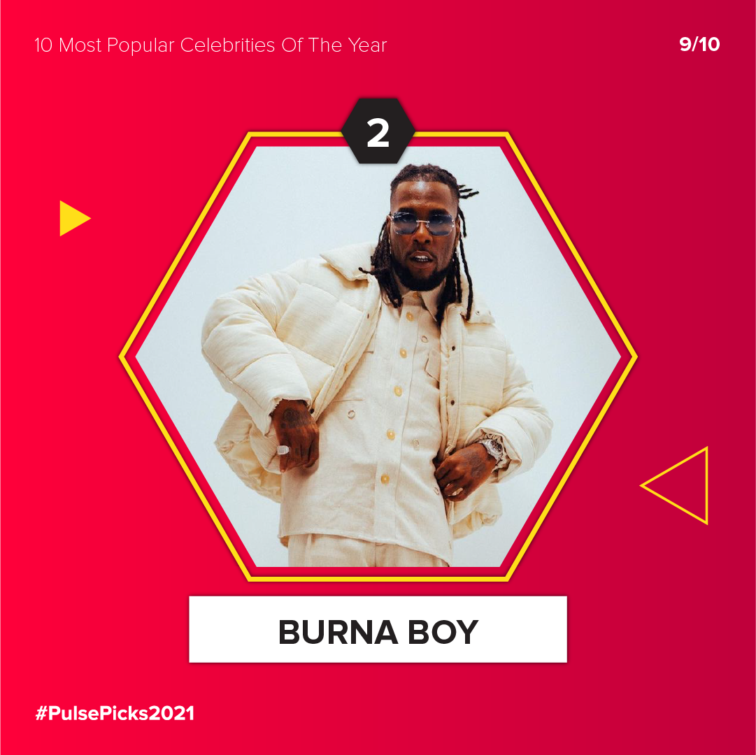 Burna Boy's Grammy award made him one of the most talked about celebrities of the year