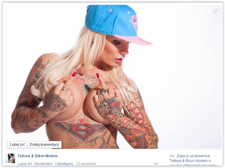 Wytatuowane modelki