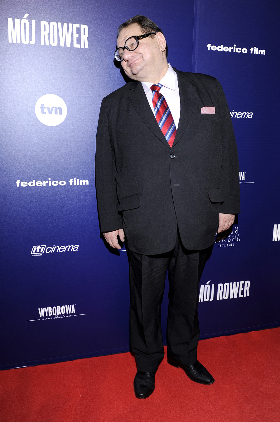 Ryszard Kalisz na premierze filmu