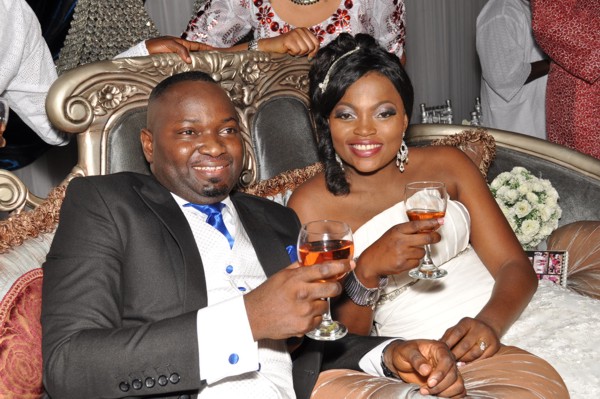Funke Akindele and first husband, Adeola Kehinde Oloyede. [DailyPost]