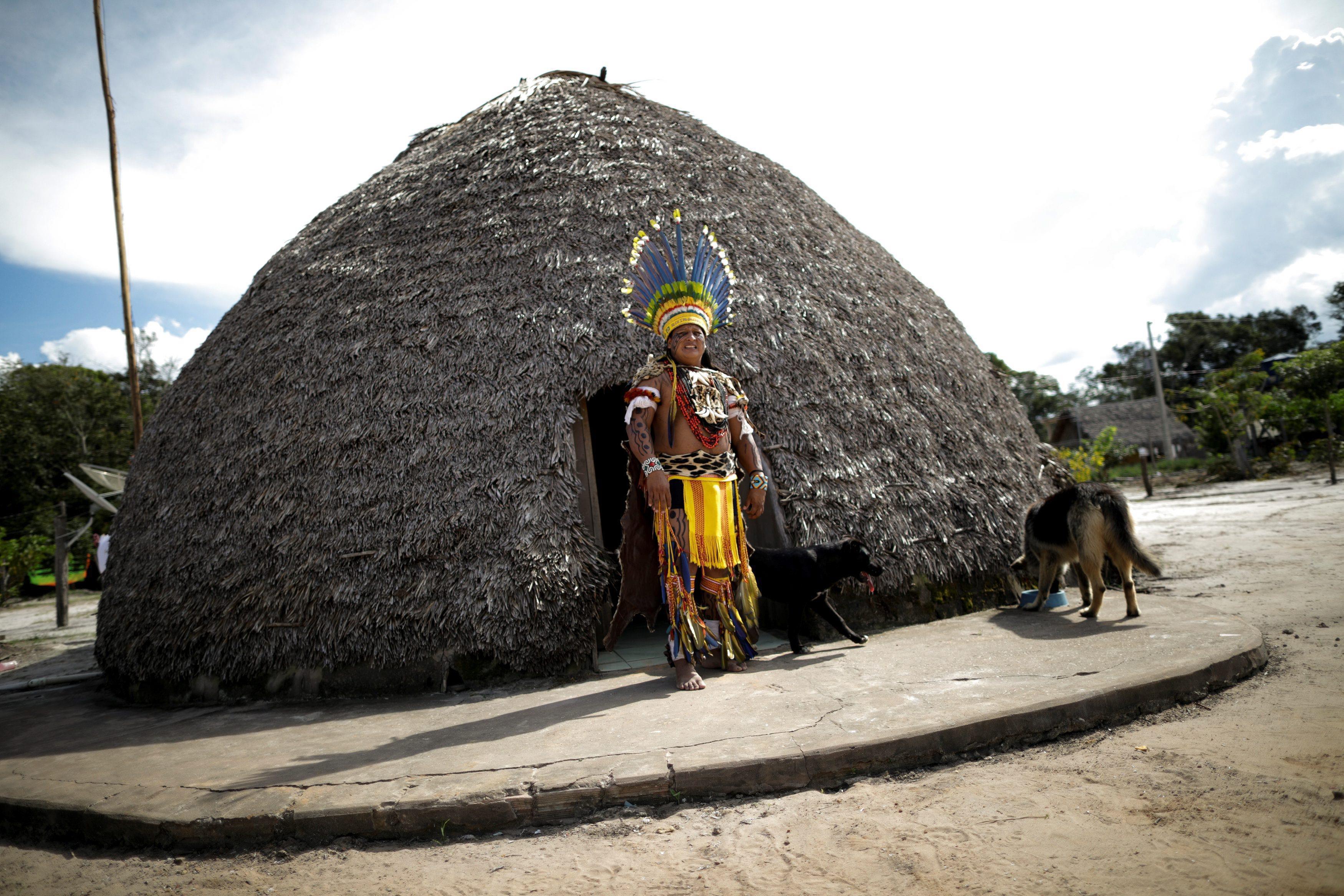 The Wider Image: Brazilian Indians fined for planting GMO soy crops