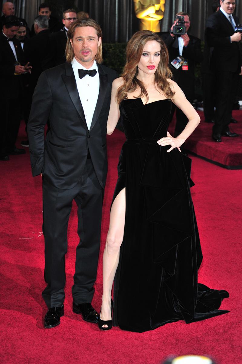 Angelina Jolie i Brad Pitt, Oscary 2012