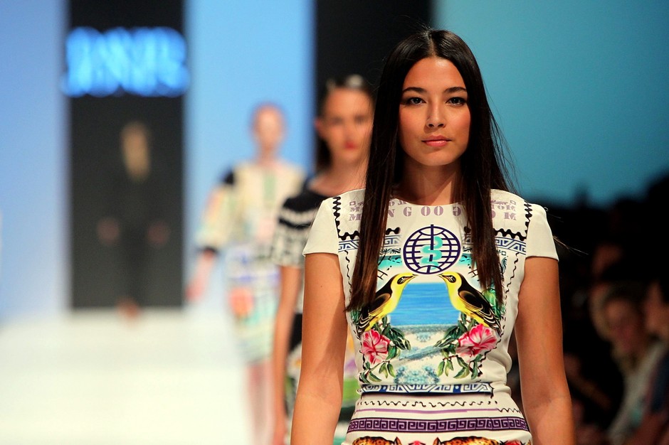 Getty Images/Flash Press Media - L'Oreal Melbourne Fashion Festival - Mary Katrantzou - wiosna / lato 2013