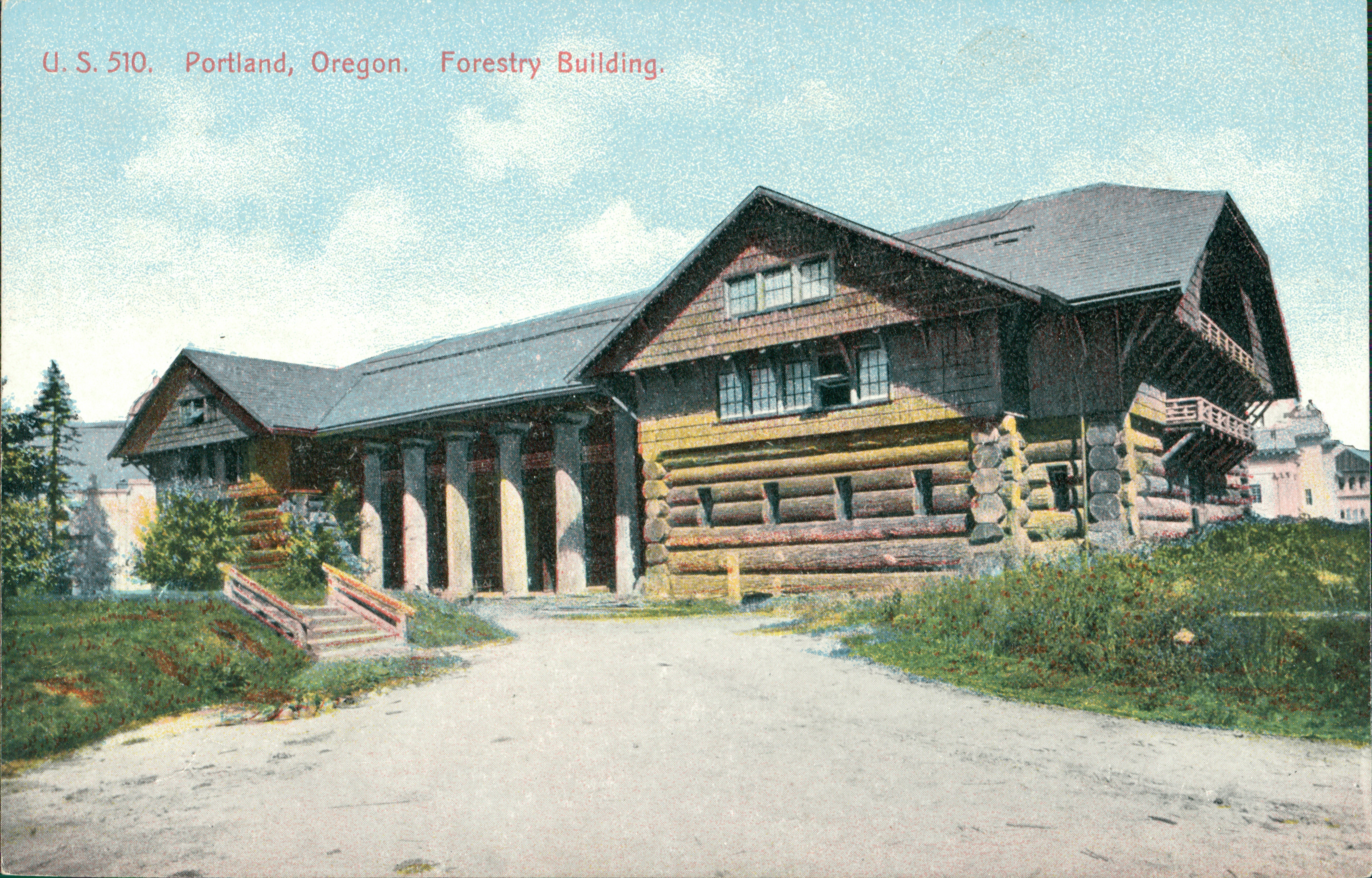 Rönkökből emelték az amerikai Pantheont: 22 méter magas és 62 méter hosszú volt a különleges faépület