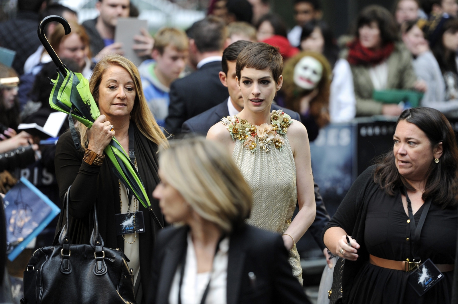Anne Hathaway na premierze filmu