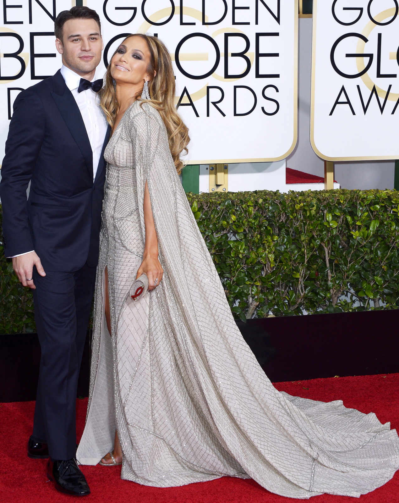 Złote Globy 2015 zza kulis: Jennifer Lopez i Ryan Guzman