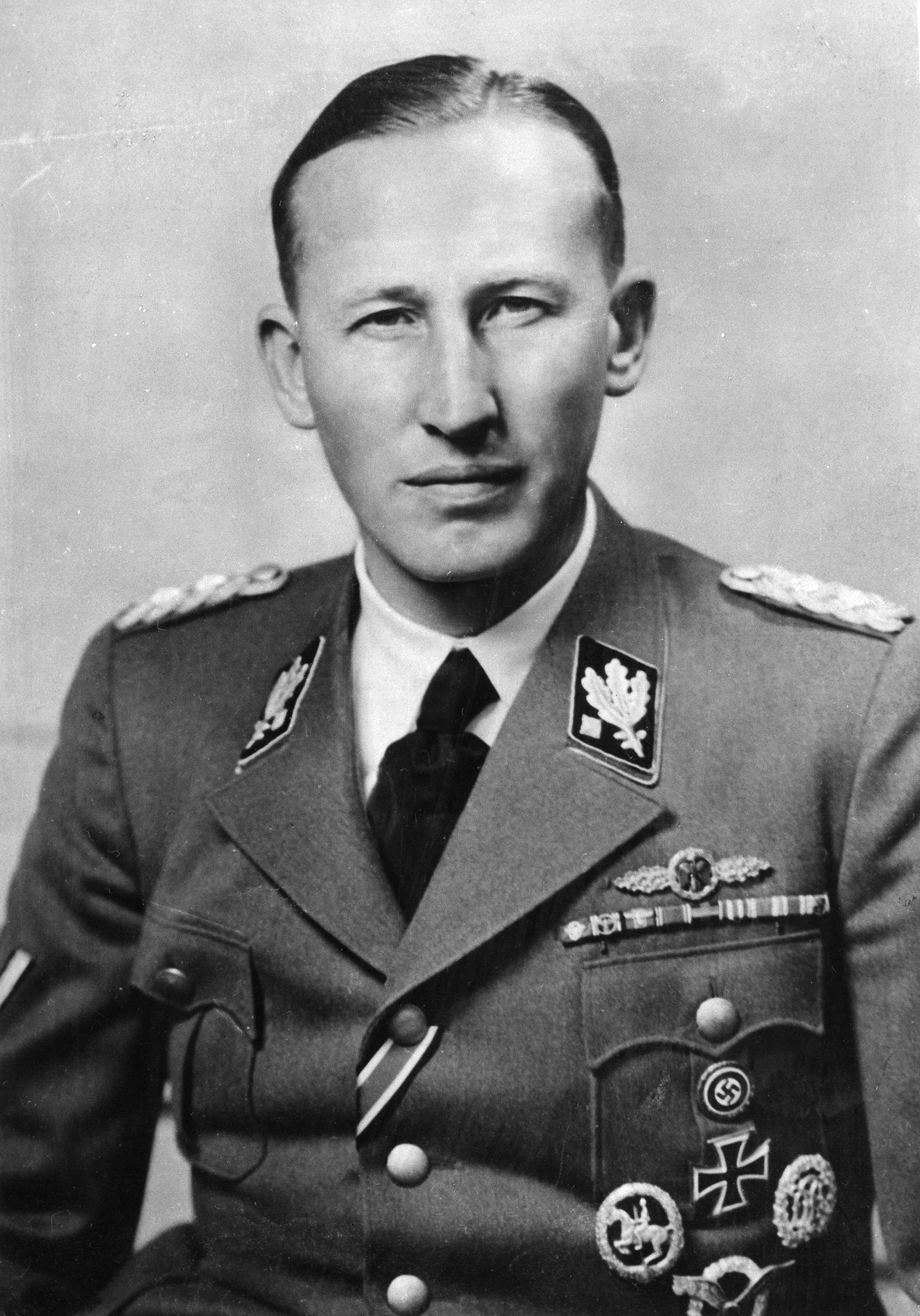Reinhard Heydrich, szef Głównego Urzędu Bezpieczeństwa Rzeszy, 1941 r.