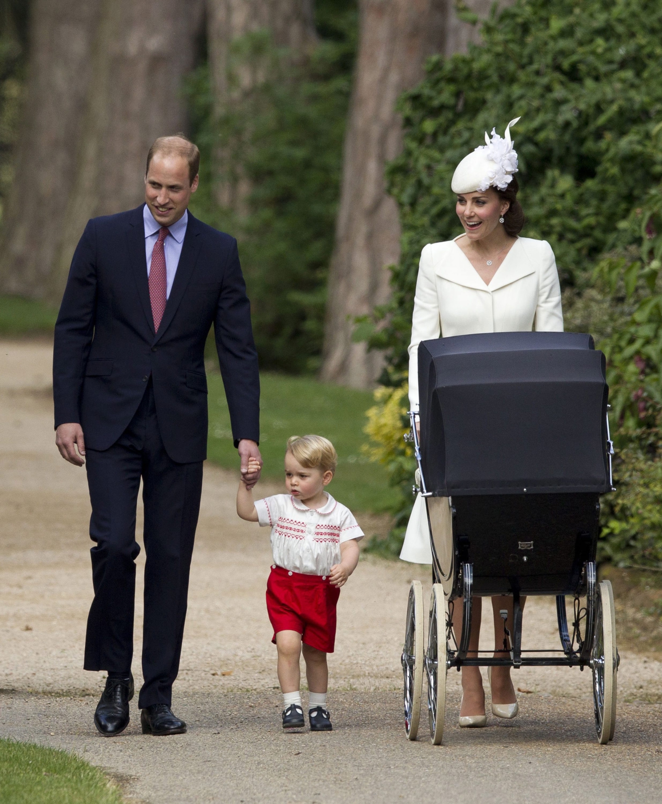 Księżę William i księżna Kate z dziećmi