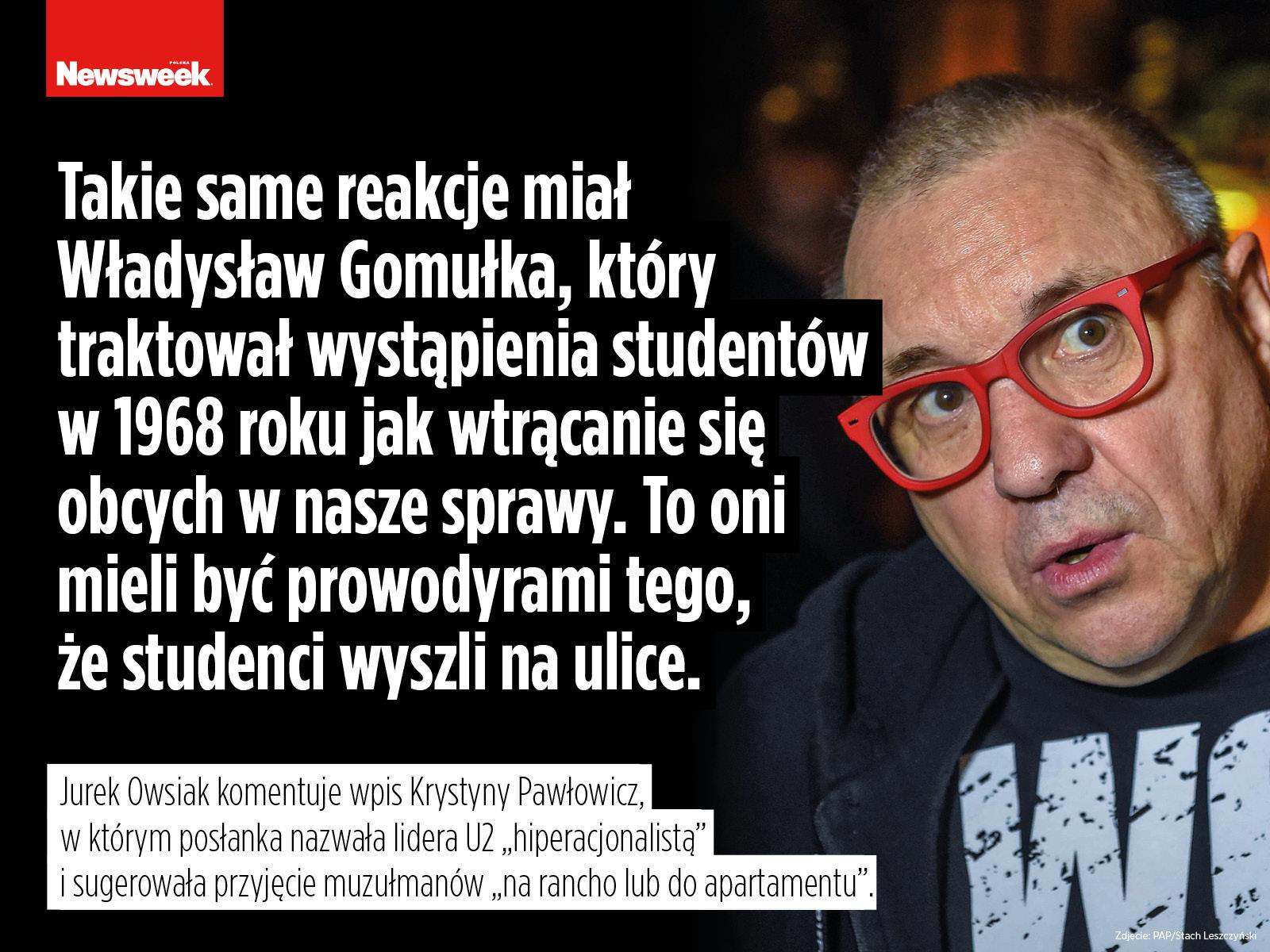 Jerzy Owsiak o Krystynie Pawłowicz