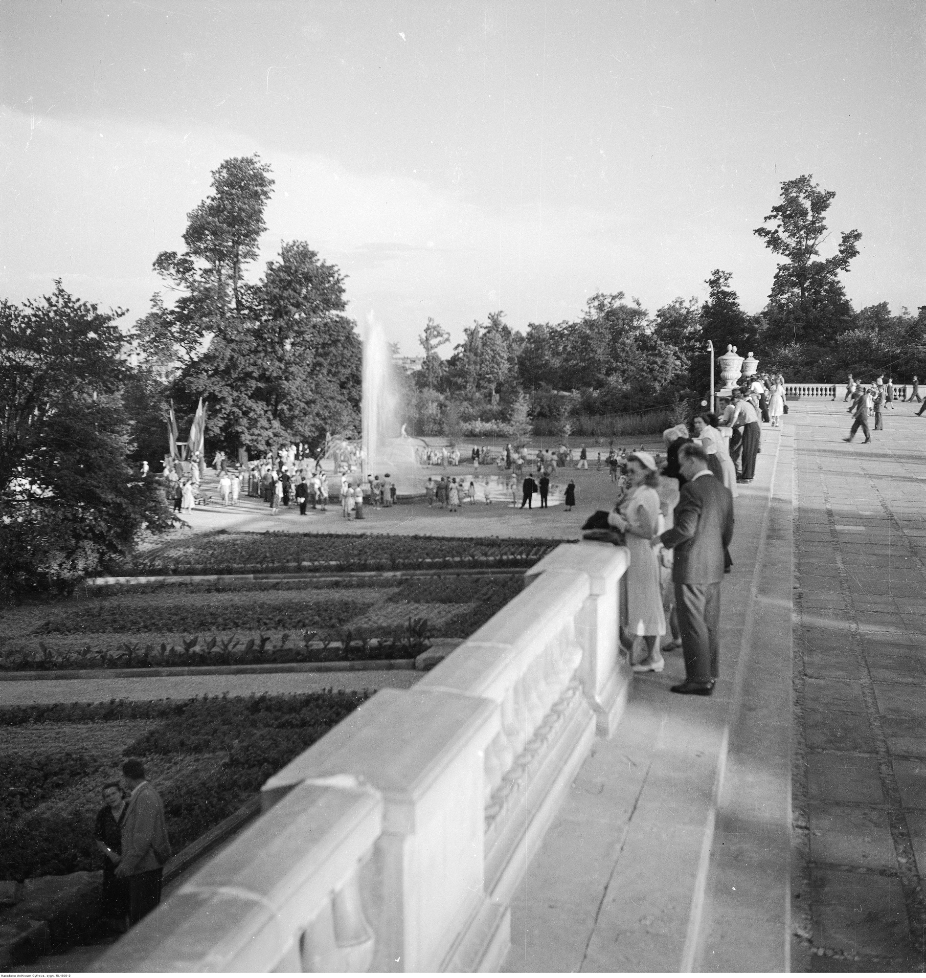 Park Kultury i Wypoczynku w Warszawie, 1955 r.