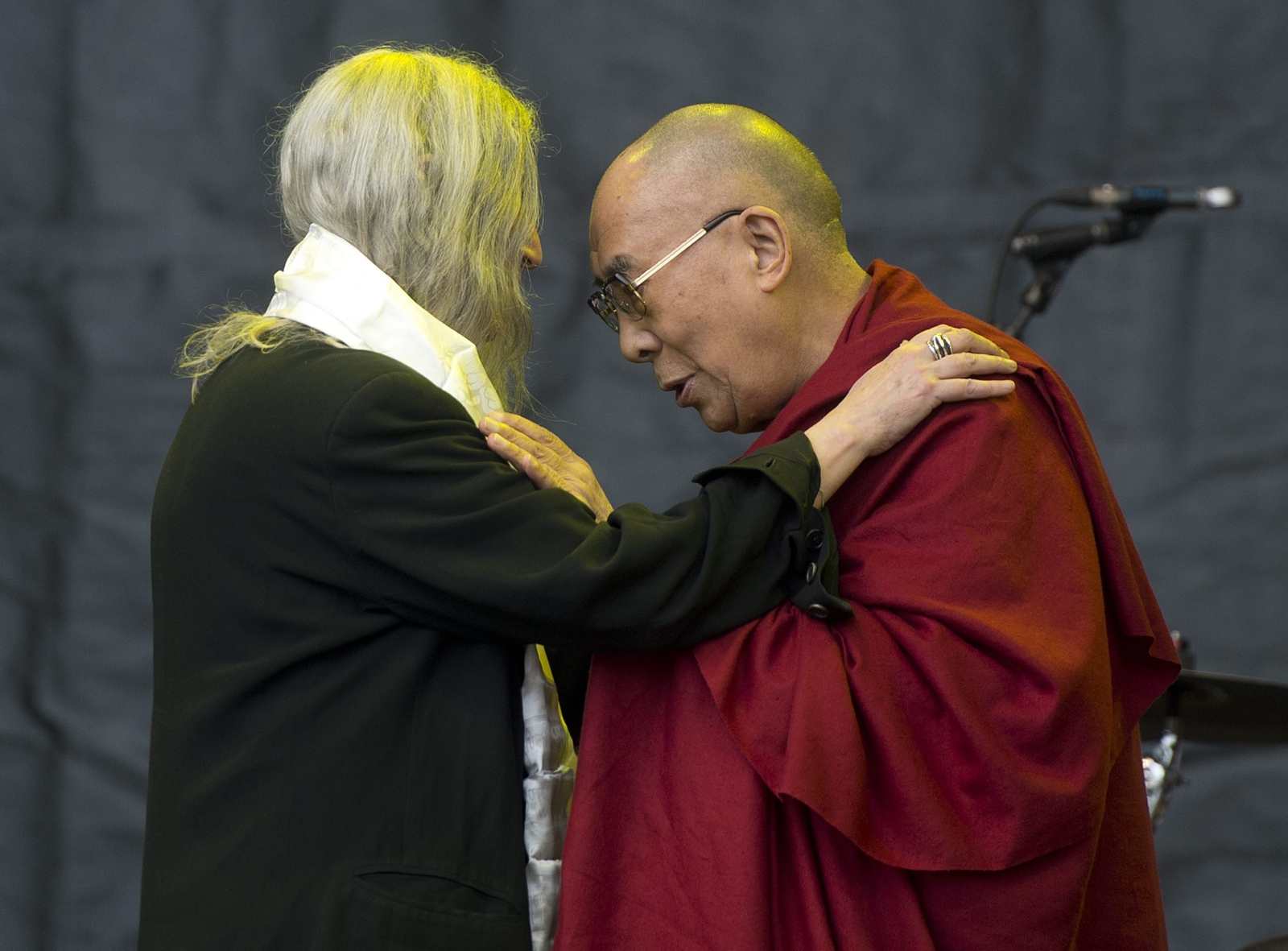 Dalai Lama i Patti Smith na Glastonbury 2015