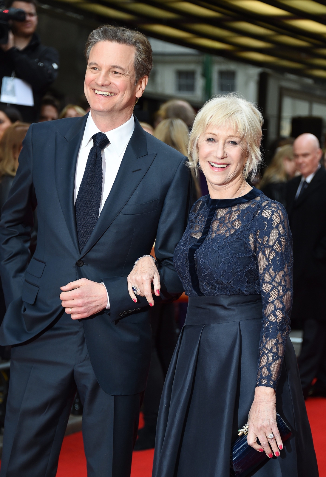 Helen Mirren i gość na premierze