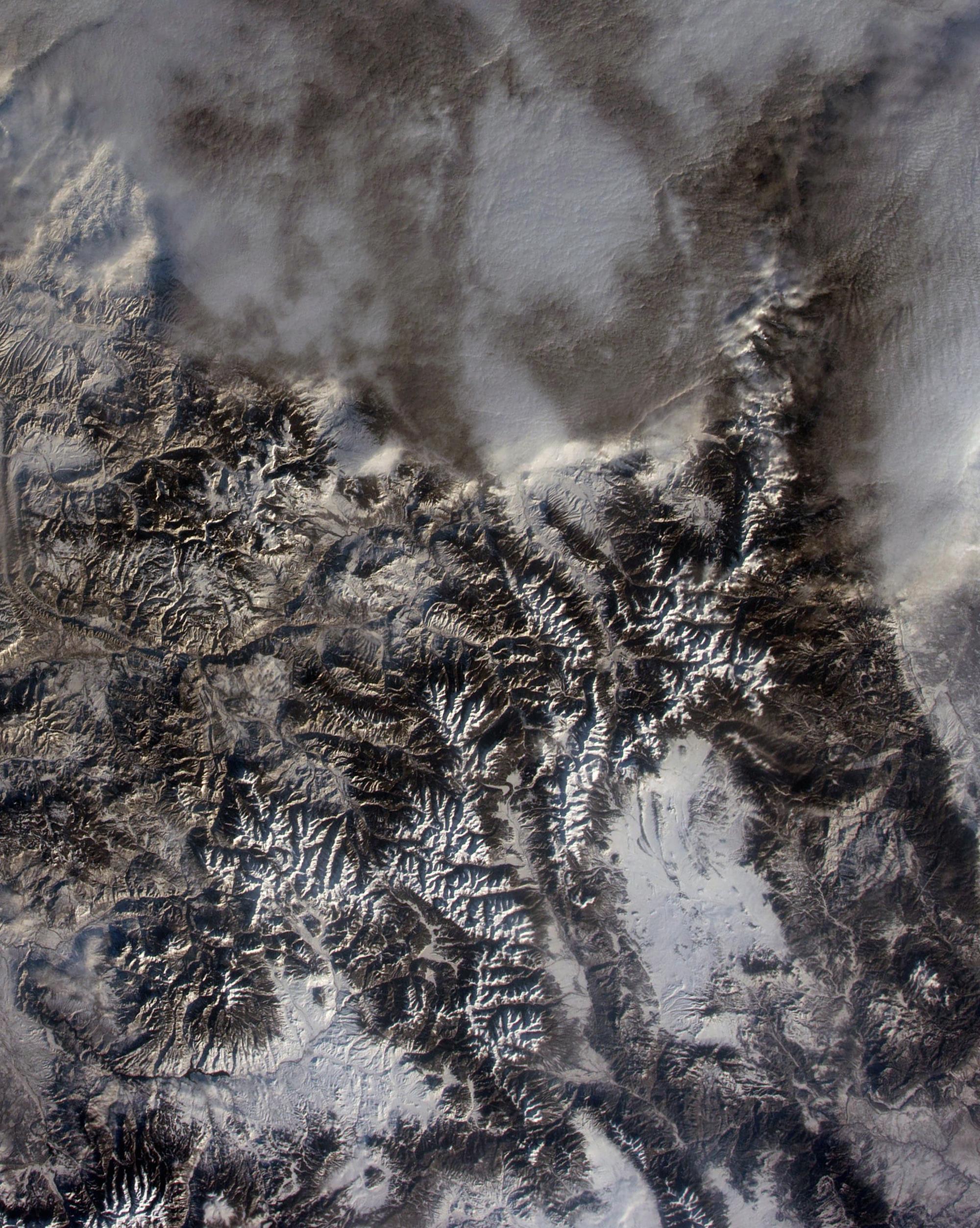 Park Narodowy Gór Skalistych Kolorado Stany Zjednoczone kosmos Międzynarodowa Stacja Kosmiczna