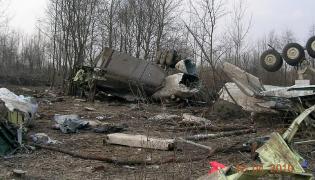 Niepublikowane zdjęcia z raportu MAK - szczątki samolotu Tu-154M