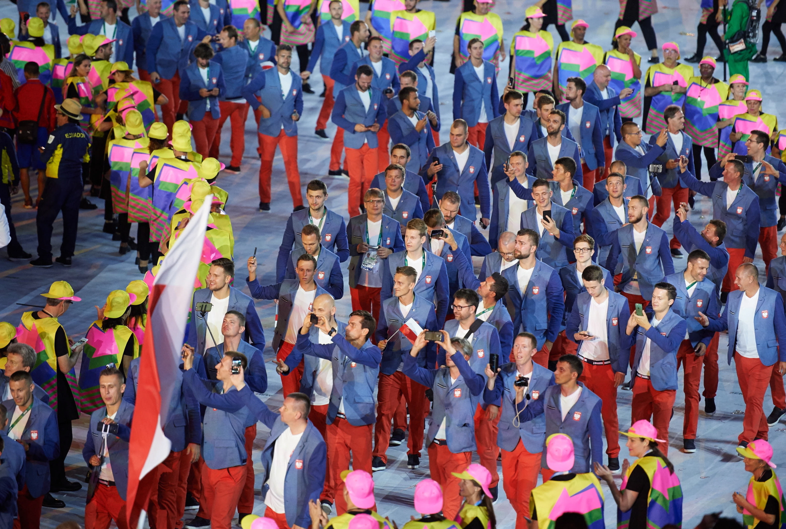 Polscy sportowcy efektownie zaprezentowali się na ceremonii otwarcia igrzysk w Rio de Janeiro