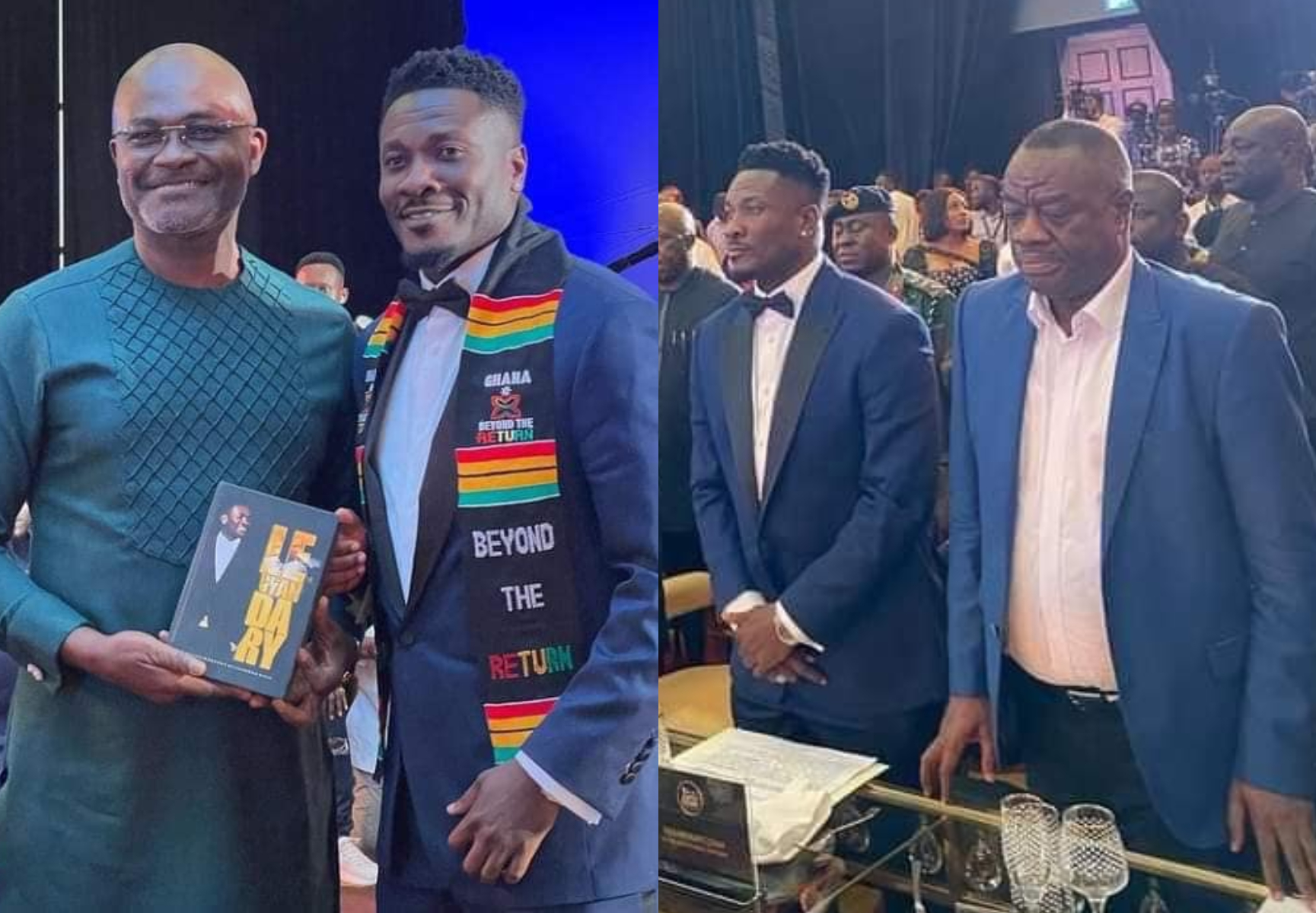 Kennedy Agyapong, Dr. Ofori Sarpong buy first copies of Gyan’s book for GHc100,000