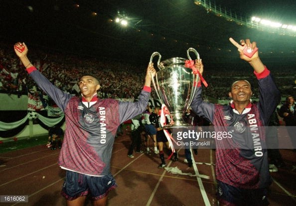 Kanu Nwankwo and Finidi George 